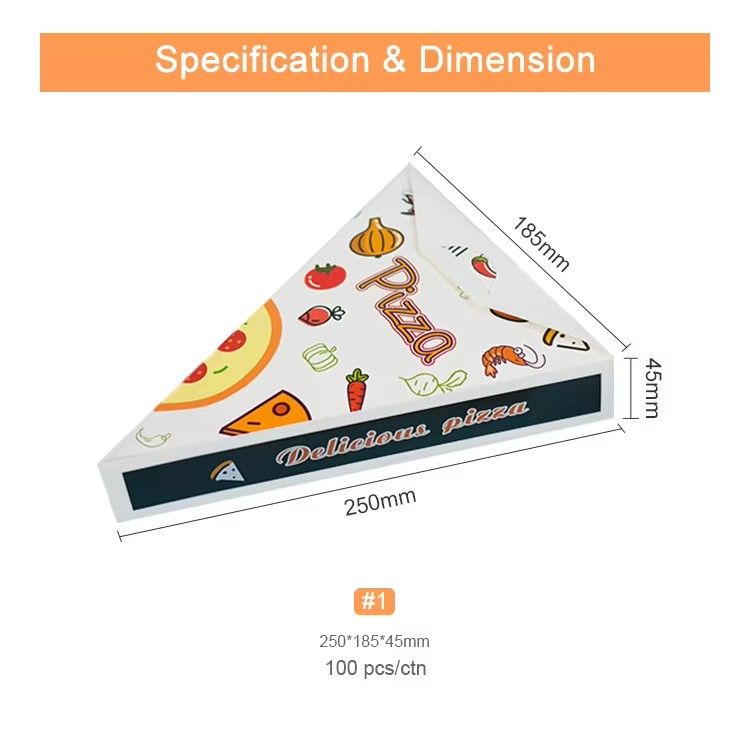 Box For Pizza Triangle Pizza Box Custom Printed Cheap Pizza Box